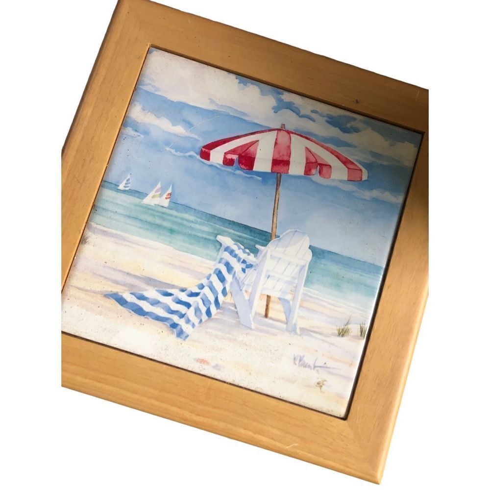 Coastal Trivet or Plaque‎
